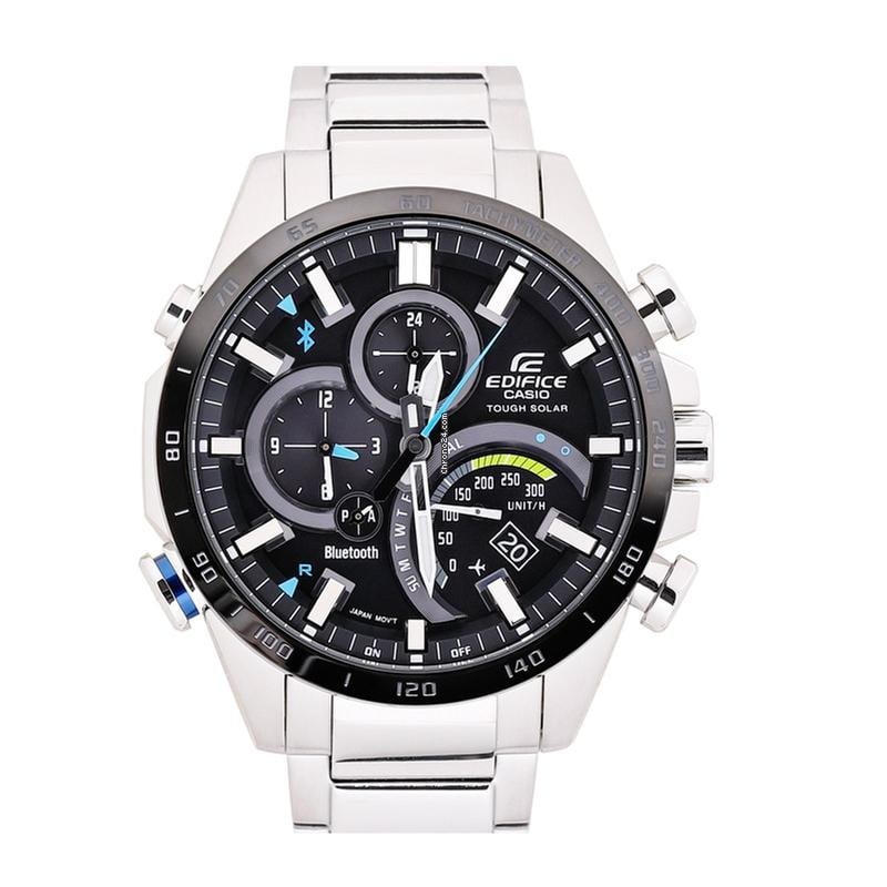 Casio Edifice EQB-501XDB-1AJF - Edifice Eco-Drive Black Dial Stainless Steel Men's Watch: Casio Edifice EQB-501XDB-1AJF - Edifice Eco-Drive Black Dial Stainless Steel Men's Watch Brand: Casio Model: Edifice Dealer product code: 4998A Case material: Steel Bracelet material: Steel Year of pr