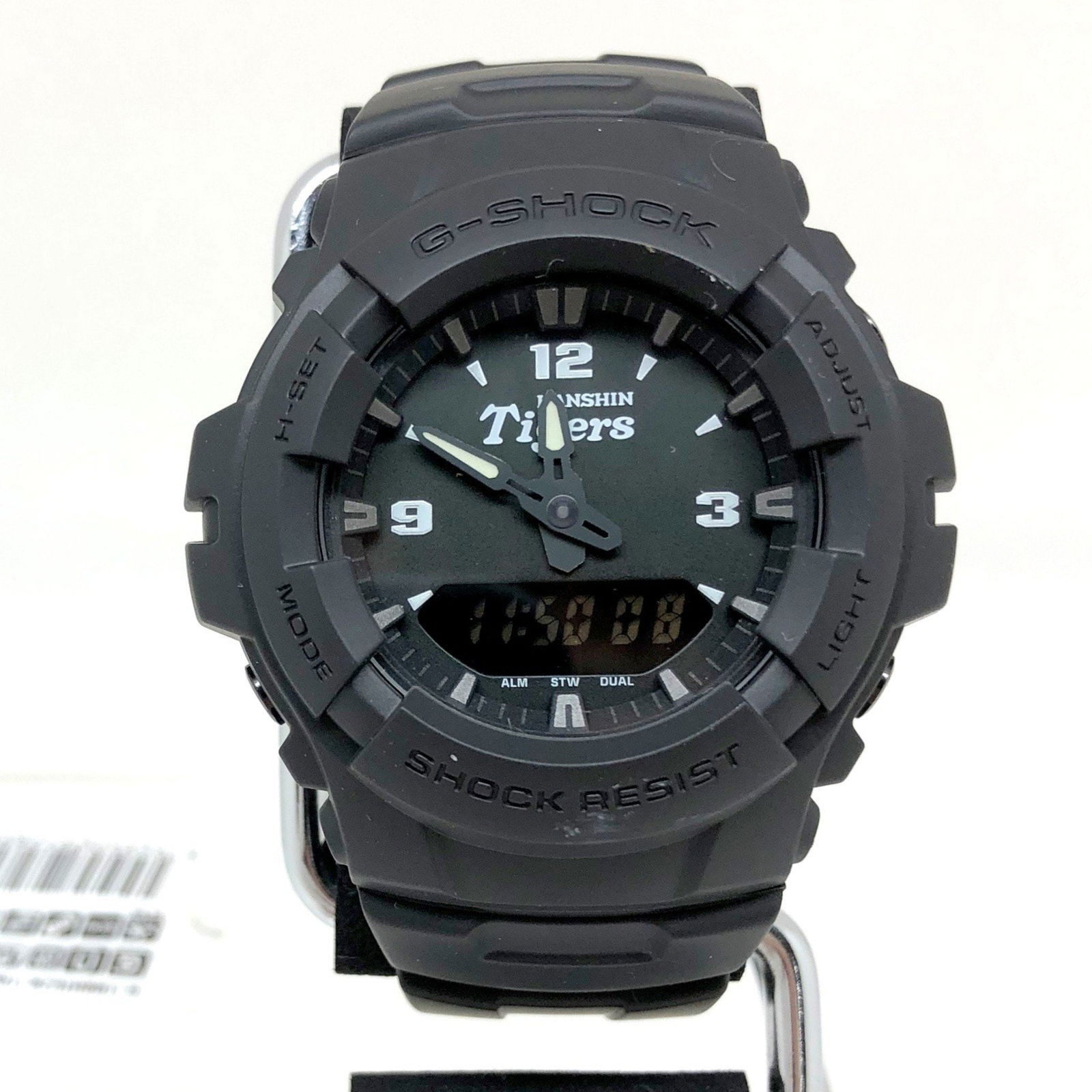 CASIO Casio G-SHOCK Watch G-100HTG20-1AJR Hanshin Tigers 85th Anniversary Collaboration Black: CASIO Casio G-SHOCK Watch G-100HTG20-1AJR Hanshin Tigers 85th Anniversary Collaboration Black Ana-Digi Quartz ITHXXKVJGPN1 Brand: Casio Line: G-Shock Model: G-100HTG20-1AJR Type: Wristwatch Gender: Me