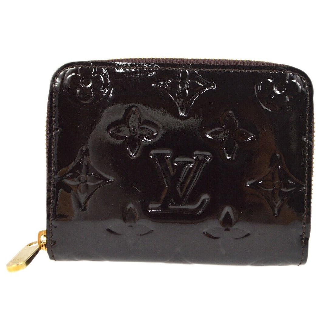 Louis Vuitton Purple Vernis Zippy Coin Purse Wallet M93607 TH4008: Louis Vuitton Purple Vernis Zippy Coin Purse Wallet M93607 TH4008 Type: Coin Wallet Color: Purple Material: Patent Leather Vintage: Yes Outside Condition: AB: Very Good/Inside Condition: B: Reasonable