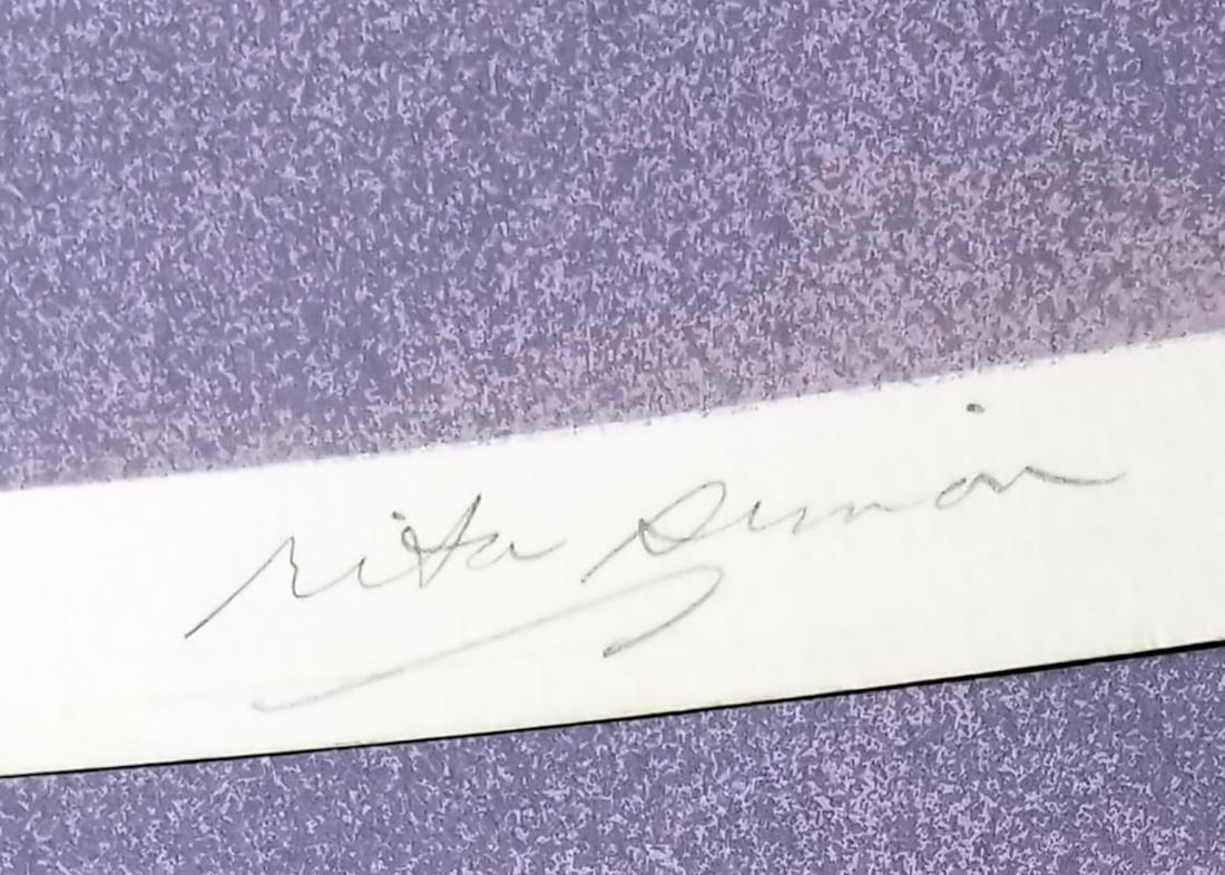 Rita Simon Untitled 7 Screen Print Limited Edition 300 1979: Rita Simon Untitled 7 Screen Print Limited Edition 300 1979 Creator: Rita Simon (Artist) Dimensions: Height: 33.5 in (85.09 cm)Width: 25.5 in (64.77 cm)Depth: 0.1 in (2.54 mm) Style: Modern (Of the Pe