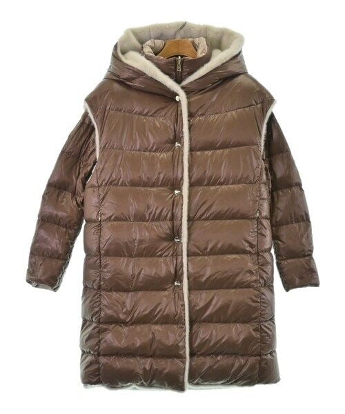 HERNO Down Coat Front:Brown Back:Beige 42(Approx. M): HERNO Down Coat Front:Brown Back:Beige 42(Approx. M) Color: Front:Brown Back:Beige "Size (Women's): 42 (M rank)" Size Type: Regular Type: down coat None The BIDHAUS Guarantee: All items in this auctio