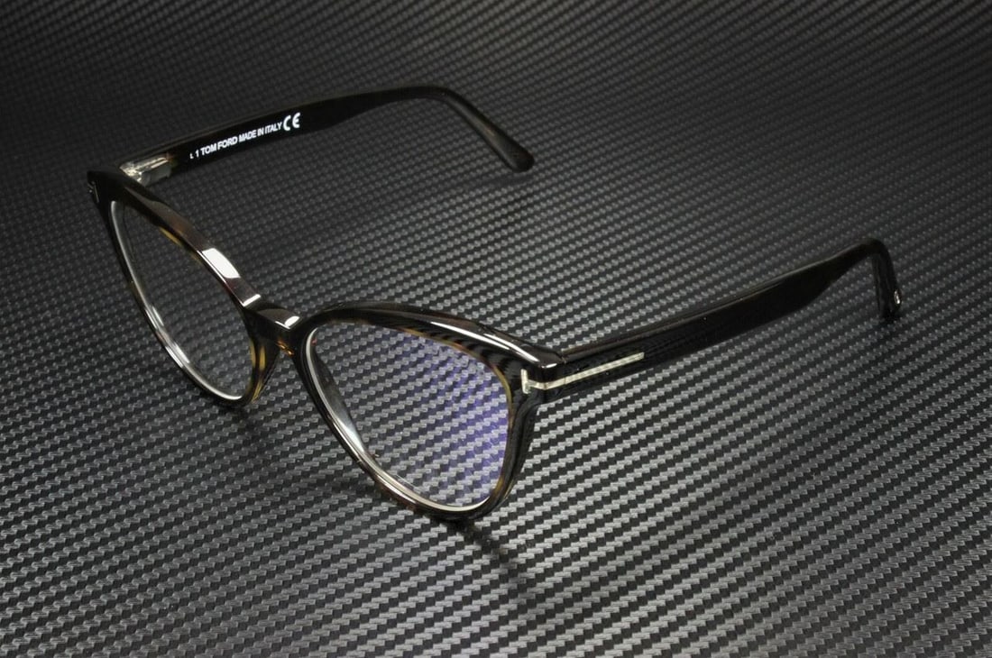 TOM FORD FT5639-B 052 Brown Havana Blue Block Womens 54 mm Eyeglasses: TOM FORD FT5639-B 052 Brown Havana Blue Block Womens 54 mm Eyeglasses Frame Color: Brown Type: Eyeglasses New The BIDHAUS Guarantee: All items in this auction are guaranteed to be 100% authentic. At Y