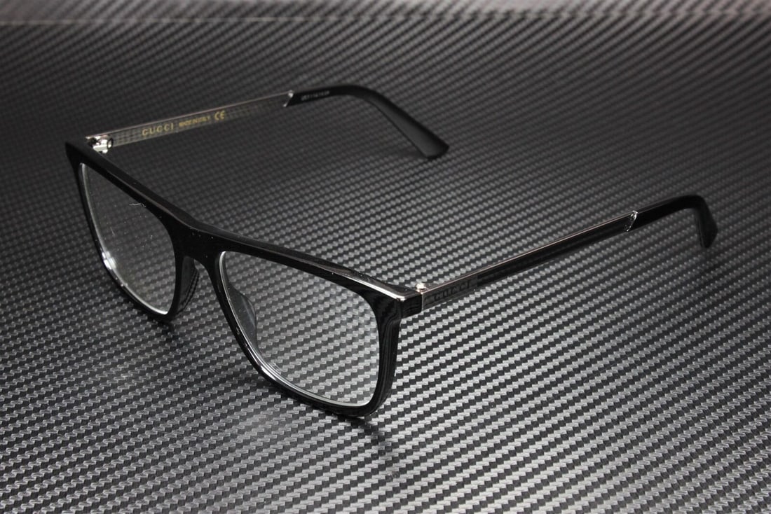 GUCCI GG0691O 004 Black Ruthenium Demo Lens Mens Eyeglasses 56 mm: GUCCI GG0691O 004 Black Ruthenium Demo Lens Mens Eyeglasses 56 mm Frame Color: Black Type: Eyeglasses New The BIDHAUS Guarantee: All items in this auction are guaranteed to be 100% authentic. At Your