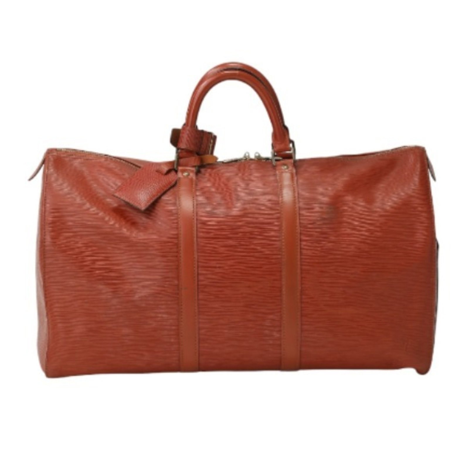 LOUIS VUITTON Travel Bag Epi Keepall 50 M42963 Louis Vuitton Kenya Brown Boston LV: LOUIS VUITTON Travel Bag Epi Keepall 50 M42963 Louis Vuitton Kenya Brown Boston LV Brand: Louis Vuitton Type: Boston bag Material: Epi leather Epi leather: Color: Brown Gender: Women Men Size (HxWxD):