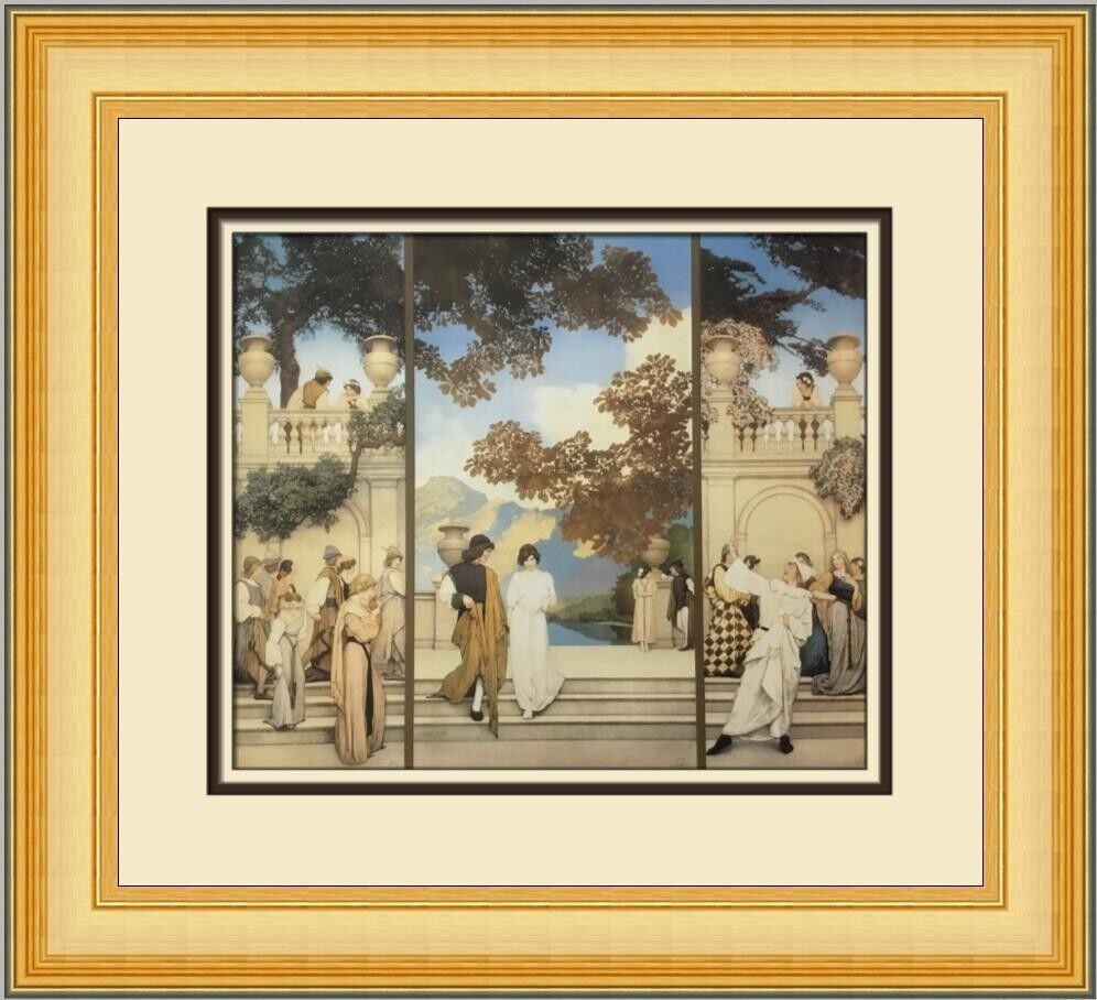 Maxfield Parrish Garden of Opportunity Custom Framed Print: Maxfield Parrish Garden of Opportunity Custom Framed Print Artist: Maxfield Parrish Unit Of Sale: Single Piece Size: Medium Custom Bundle: No Item Length: 19 in Region Of Origin: united states Framing