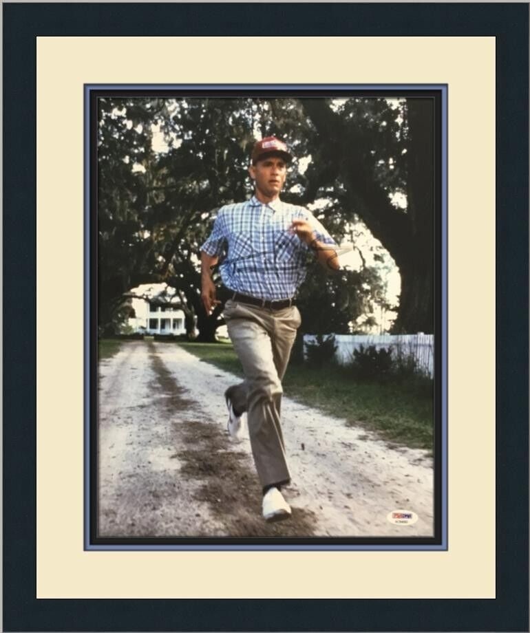 Tom Hanks Forrest Gump Signed Photograph Custom Framed PSA/DNA: Tom Hanks Forrest Gump Signed Photograph Custom Framed PSA/DNA Industry: Movies Personalize: No Movie: Forrest Gump Signed By: Tom Hanks Size: 17 x 20 Signed: Yes Autograph Authentication: Professiona