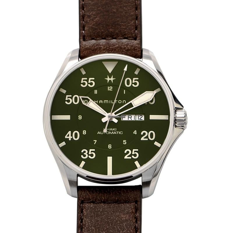 Hamilton Khaki Pilot H64735561 - Khaki Aviation Pilot Schott NYC - Limited Edition WATCH: Hamilton Khaki Pilot H64735561 - Khaki Aviation Pilot Schott NYC - Limited Edition WATCH Brand: Hamilton Model: Khaki Pilot Dealer product code: 15366A Movement: Automatic Case material: Steel Bracele