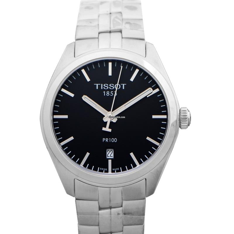 Tissot PR 100 T101.410.11.051.00 - T-Classic PR 100 Quartz Black Dial Stainless Steel Men's Watch: Tissot PR 100 T101.410.11.051.00 - T-Classic PR 100 Quartz Black Dial Stainless Steel Men's Watch Brand: Tissot Model: PR 100 Dealer product code: 18448A Movement: Quartz Case material: Steel Bracelet