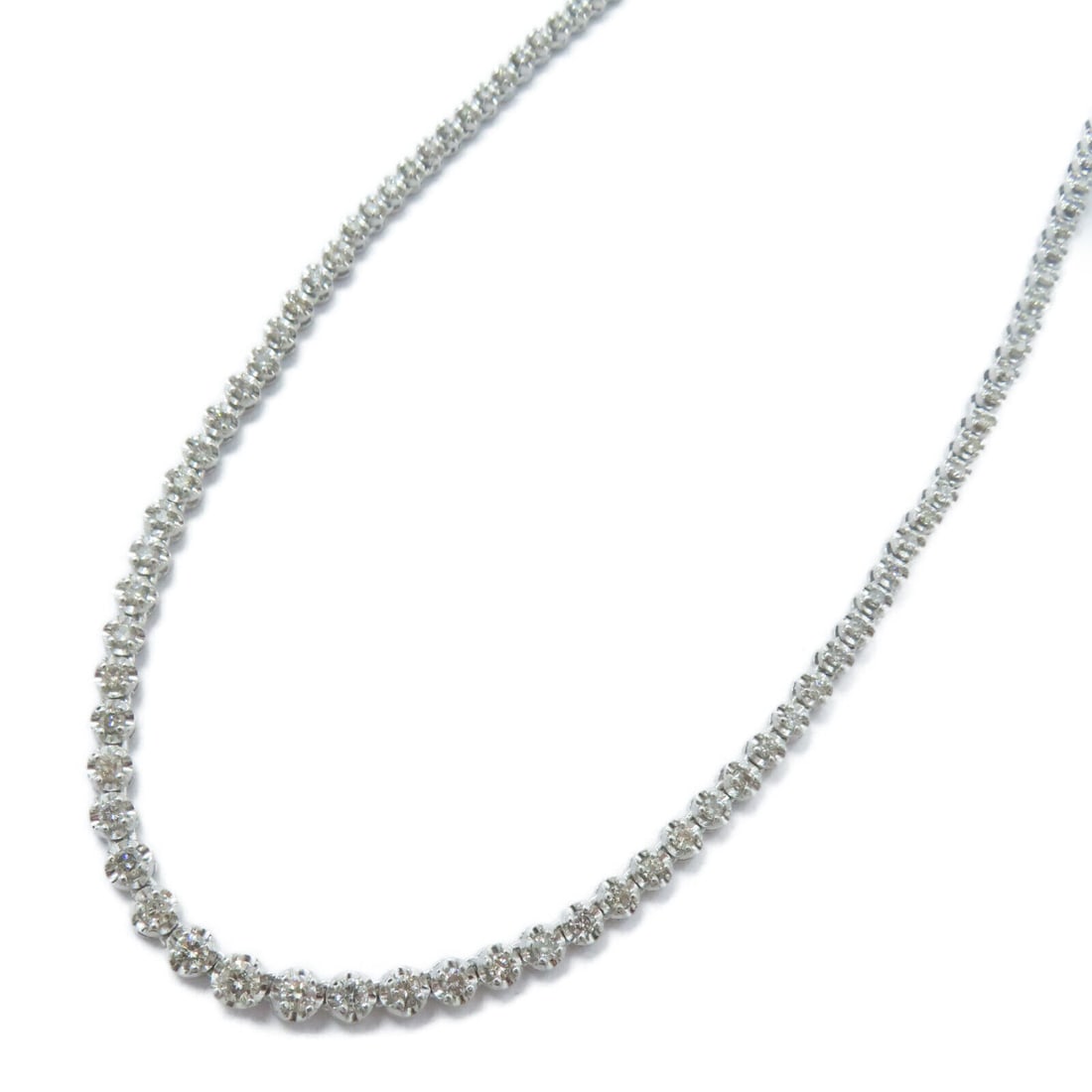 FINE JEWELRY 3.03ct Diamond Necklace PT850/PT900 Platinum: FINE JEWELRY 3.03ct Diamond Necklace PT850/PT900 Platinum Style: Necklace Material: Pt850Platinum Color: Silver Metal: Pt850Platinum Size Type: Regular Main Stone: Diamond Type: Necklace Frame Color: 