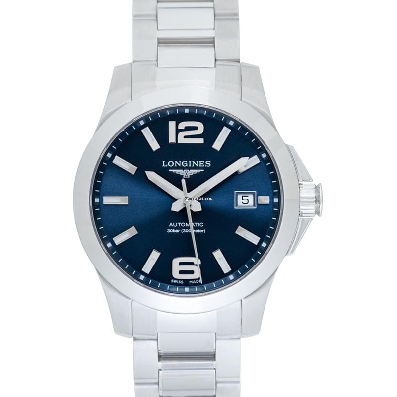 Longines Conquest L37764996 - Conquest Blue Dial Stainless Steel Automatic 39mm: Longines Conquest L37764996 - Conquest Blue Dial Stainless Steel Automatic 39mm Brand: Longines Model: Conquest Dealer product code: 6488A Movement: Automatic Case material: Steel Bracelet material: S
