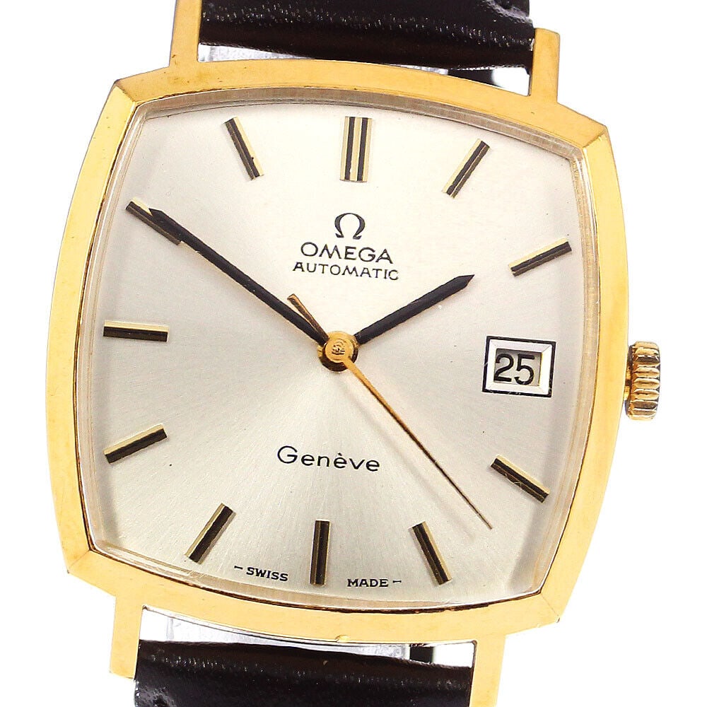 OMEGA 162.0042 Geneva Cal.1481 Mens Watch: OMEGA 162.0042 Geneva Cal.1481 Mens Watch Type: wristwatch condition rank Body rank B Belt trunk N *External product Product condition Glass light scratches dust (inside) Case: Many scratches small de