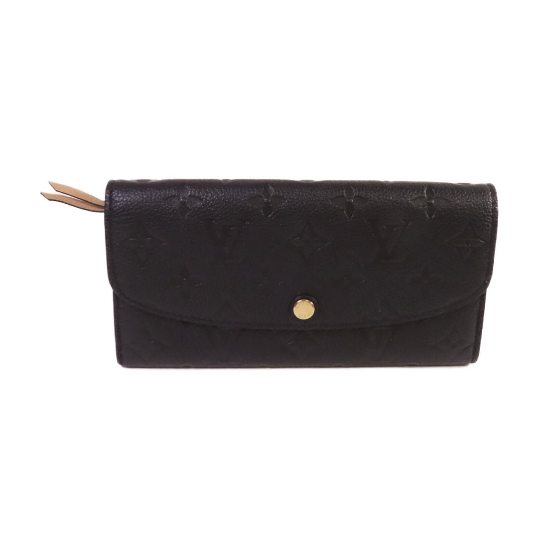 LOUIS VUITTON LV GHW Emilie Wallet Long Wallet M62369 Monogram Empreinte Balck: LOUIS VUITTON LV GHW Emilie Wallet Long Wallet M62369 Monogram Empreinte Balck Style: Bifold long wallet Material: Calfskin (cowhide) Color: Black Size Type: Regular Type: Bifold long wallet Frame Col
