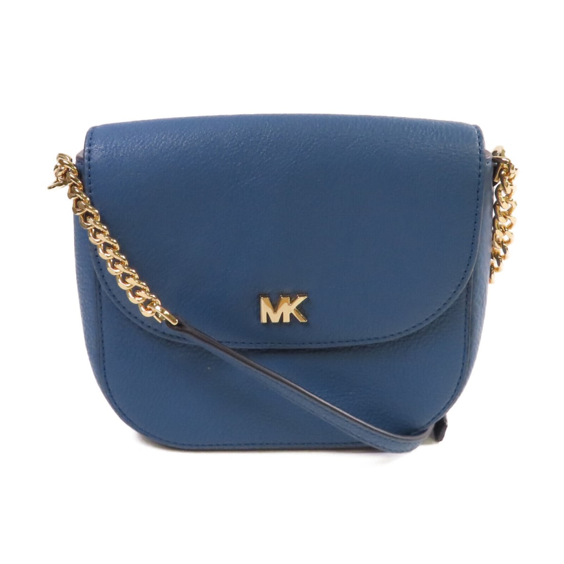 Michael Kors GHW Shoulder Bag Crossbody Calfskin Leather Blue: Michael Kors GHW Shoulder Bag Crossbody Calfskin Leather Blue Style: Shoulder Bag Exterior Material: Calfskin (cowhide) Exterior Color: Blue Bag Height: 7.1 Bag Depth: 2.0 Bag Length: 7.1 Size Type: R