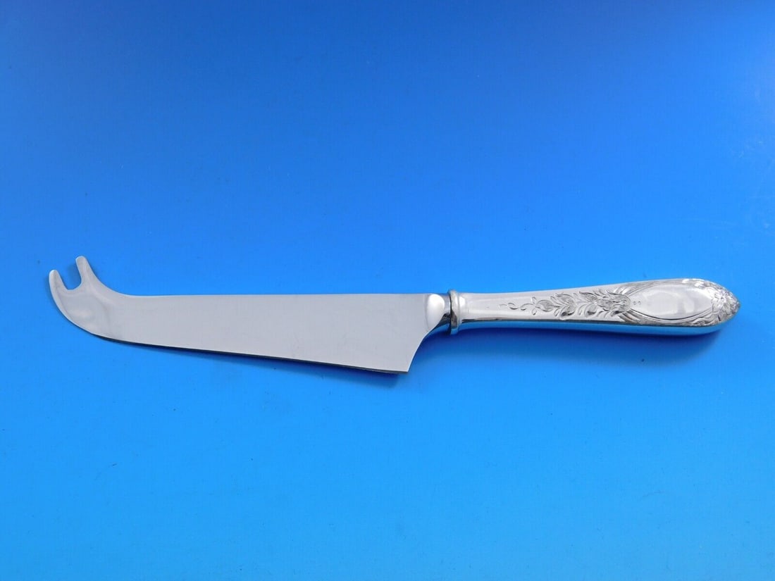 Primrose by Kirk Sterling Silver Cheese Knife with Pick Custom Made HHWS 7 5/8 inches: Primrose by Kirk Sterling Silver Cheese Knife with Pick Custom Made HHWS Brand: Kirk Pattern: Primrose Composition: Sterling Silver Type: Knife Maker: Kirk Age: Post-1940 Primrose by kirk sterling sil