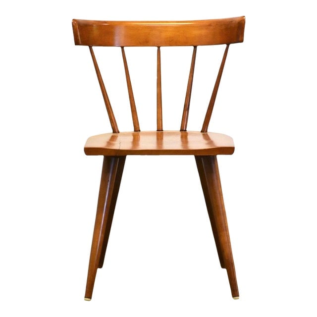 Paul McCobb Planner Group Mid Century Modern Maple Dining Chair: Paul McCobb Planner Group Dining Chair A mid century modern solid maple dining chair designed by Paul McCobb Planner Group. Seat height is 17.75". 17" wide. 19.5" deep. 31" tall. Dimensions: 17"W x 19