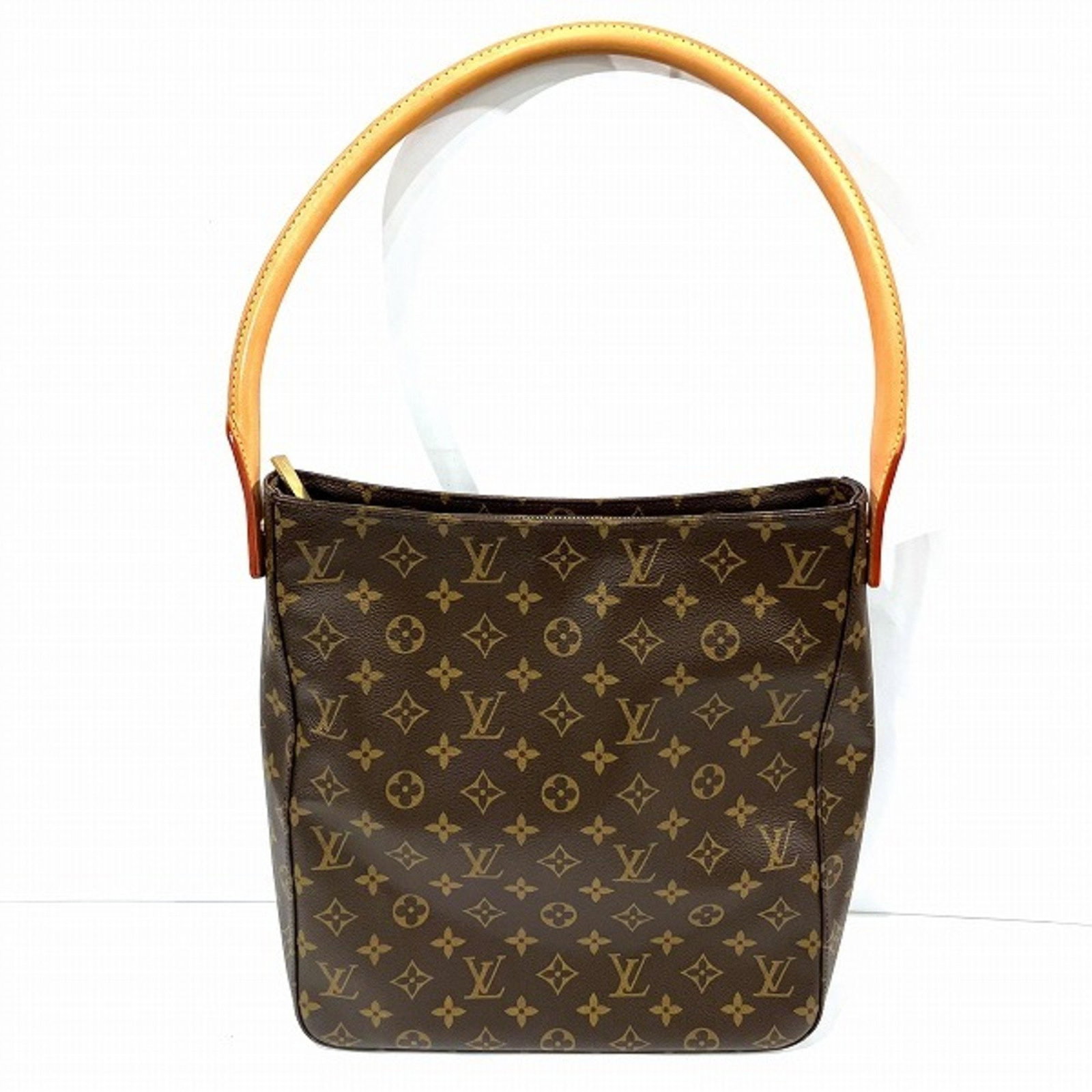 Louis Vuitton Monogram Looping MM M51146 Bag Shoulder Women's: Louis Vuitton Monogram Looping MM M51146 Bag Shoulder Women's Brand: Louis Vuitton Model: M51146 Type: Shoulder bag Material: Monogram Monogram: Color: Brown Monogram Closure: Open Outer Pocket: Open 