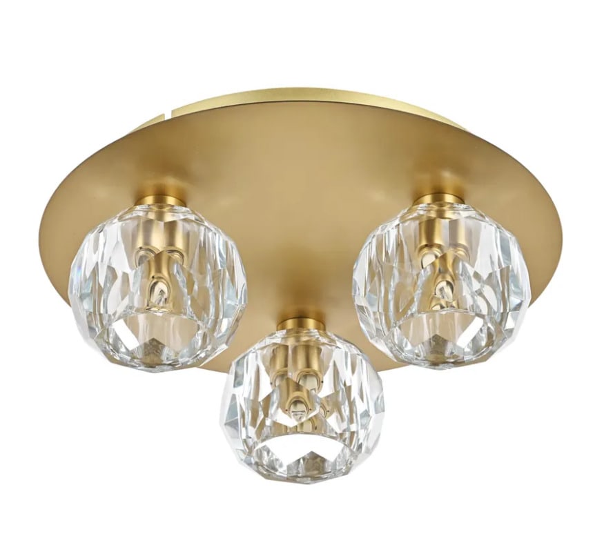 Modern Crystal Chandelier Flush Mount Lighting 3 Light for Kitchen Dining Foyer: MODERN KITCHEN DINING ROOM FOYER CRYSTAL CHANDELIER FLUSH MOUNT LIGHTING 3 LIGHT Light Color: Clear Clear White Warm White White Safety Rating: ETL Power Source: Hardwired Custom Bundle: No Item Lengt