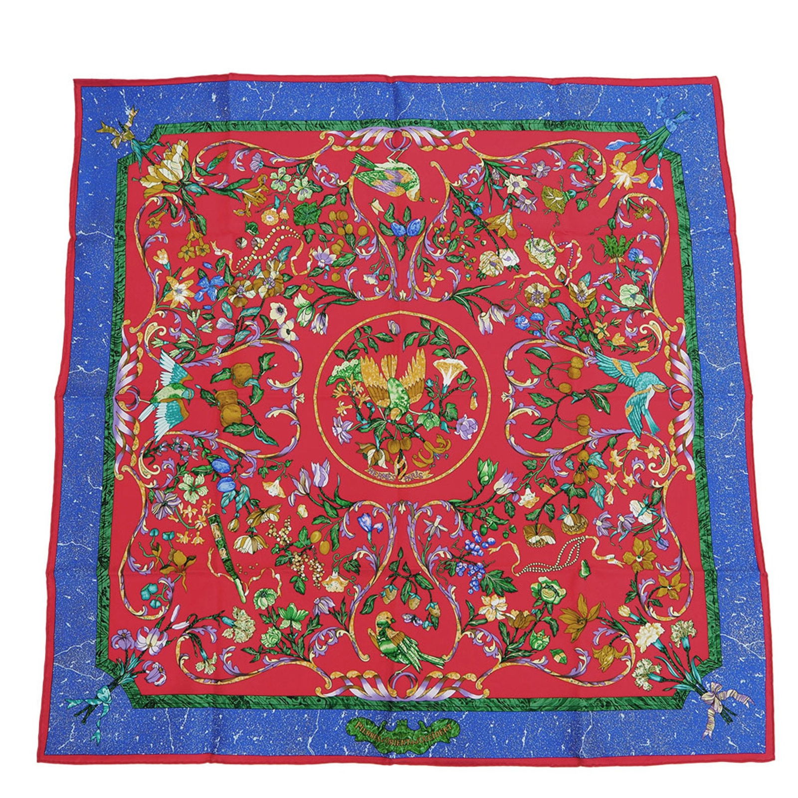 Hermes Carre 90 Pink Blue Silk Scarf 35.43 inches Square: HERMES Hermes Carre 90 PiERRES d'ORiENT et d'OCCiDENT Oriental and Western ore Zoe Pink x Blue Scarf Muffler Brand: Hermes Type: Scarf Color: Blue Pink Shape: Square Material: Silk Silk: Size (LxW): 9