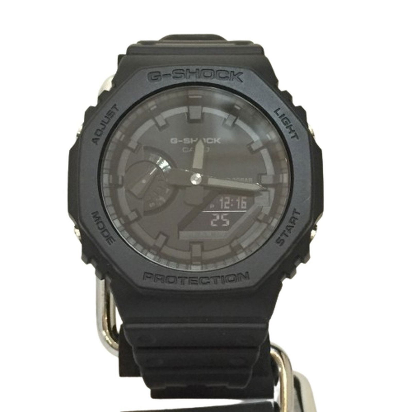 G-SHOCK Casio GA-2100 Octagonal Analog-Digital Men's Quartz Watch Black: G-SHOCK CASIO GA-2100-1A1JF Octagonal Digi-Analog Quartz Men's Watch Black Kaizuka Store ITD2X6XARS30 RK1184D Brand: Casio Line: G-Shock Model: ga-2100-1a1jf Type: Wristwatch Gender: Men Color: Black