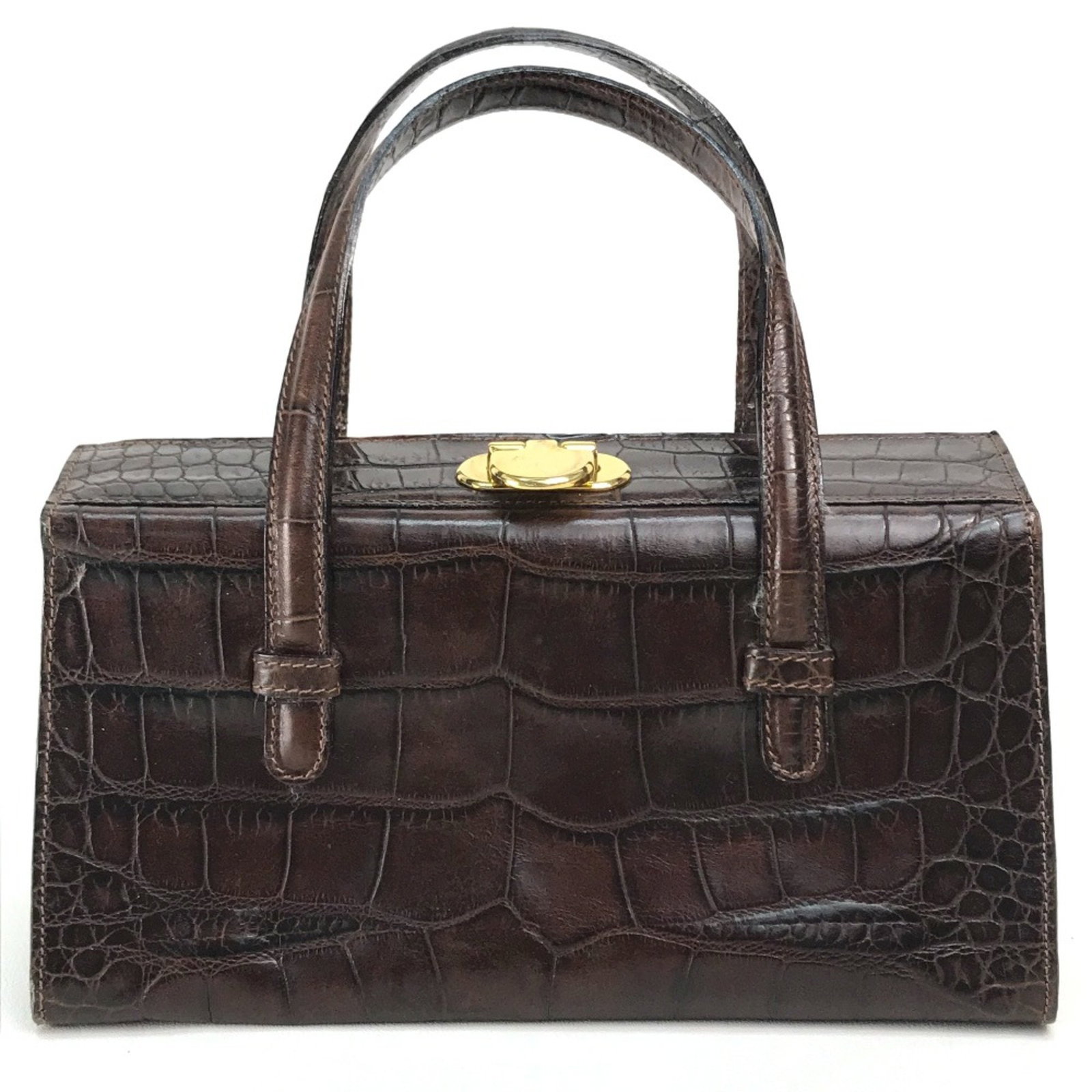 Furla Mini Tote Bag Brown Leather Gold Hardware: Furla bag mini bag Tote Bag Brown GoldHardware Brand: Furla Type: Tote bag Material: Leather Color: Brown Gender: Women Size: W24.5cmxH12cmxD9cm/W9.6xH4.7xD3.5inch Condition: Used (good) The BIDHAUS G