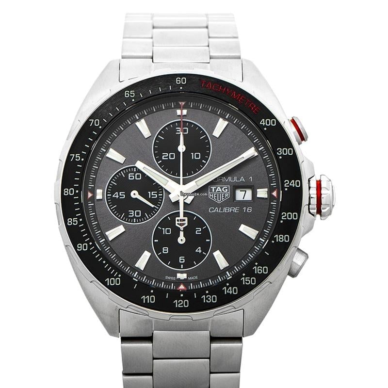TAG Heuer Formula 1 Chronograph Automatic Grey Dial Men's Watch: TAG Heuer Formula 1 Calibre 16 CAZ2012.BA0876 - Formula 1 Chronograph Automatic Grey Dial Men's Watch Brand: TAG Heuer Model: Formula 1 Calibre 16 Dealer product code: 11356A Movement: Automatic Case