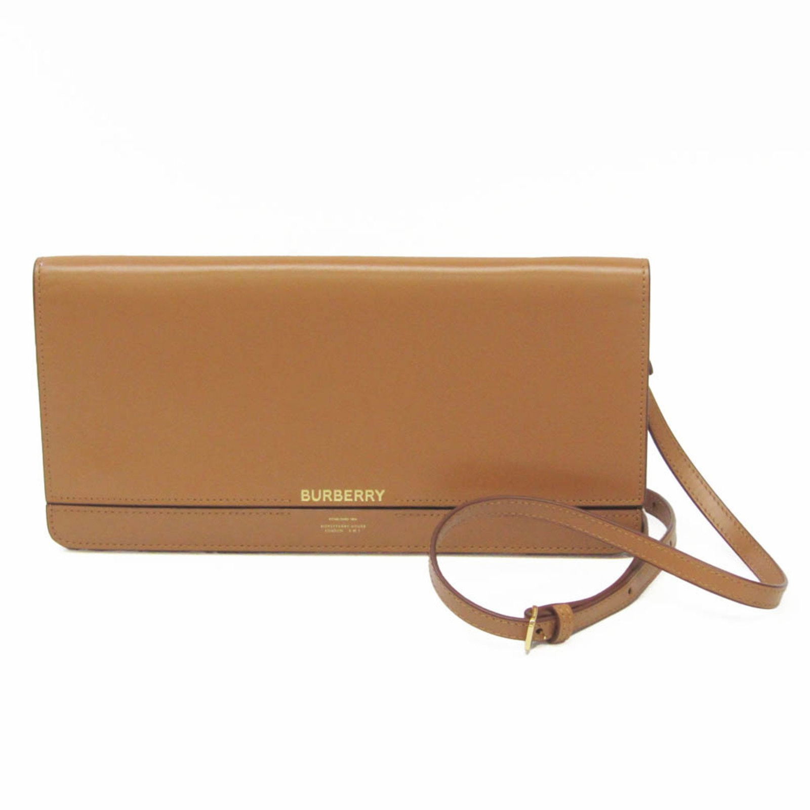 Burberry Women's Brown Leather Chain Shoulder Wallet: Burberry Women's Leather Chain/Shoulder Wallet Brown Brand: Burberry Country of Origin: Moldova Type: Chain/Shoulder wallet Gender: Women Material: Leather Leather: Color: Brown Size (HxWxD): 12cm x 2