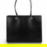 Cartier Panther Tote Bag Leather Black Silver Hardware