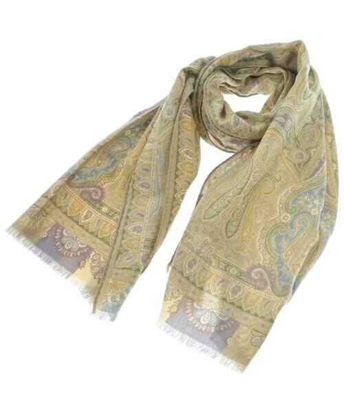 ETRO Paisley Stole in Yellow Green Beige: ETRO Stole YellowishxGreenishxBeige etc.(Paisley) Color: YellowishxGreenishxBeige etc.(Paisley) Type: Stall The BIDHAUS Guarantee: All items in this auction are guaranteed to be 100% authentic. At You