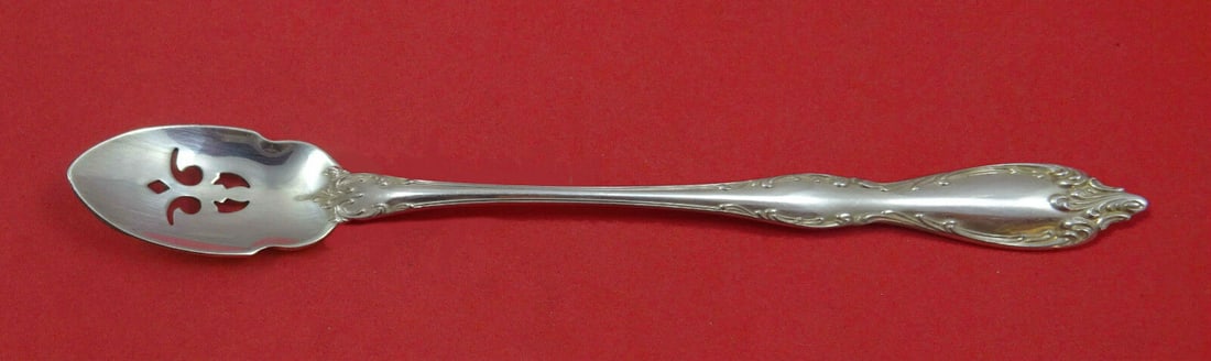 Debussy by Towle Sterling Silver Olive Spoon 8 1/8in Pierced Custom Made: Debussy by Towle Sterling Silver Olive Spoon Pierced Long 8 1/8" Custom Made Type: Serving Spoon Brand: Towle Composition: Sterling Silver Maker: Towle Pattern: Debussy Age: Post-1940 Featured Refinem