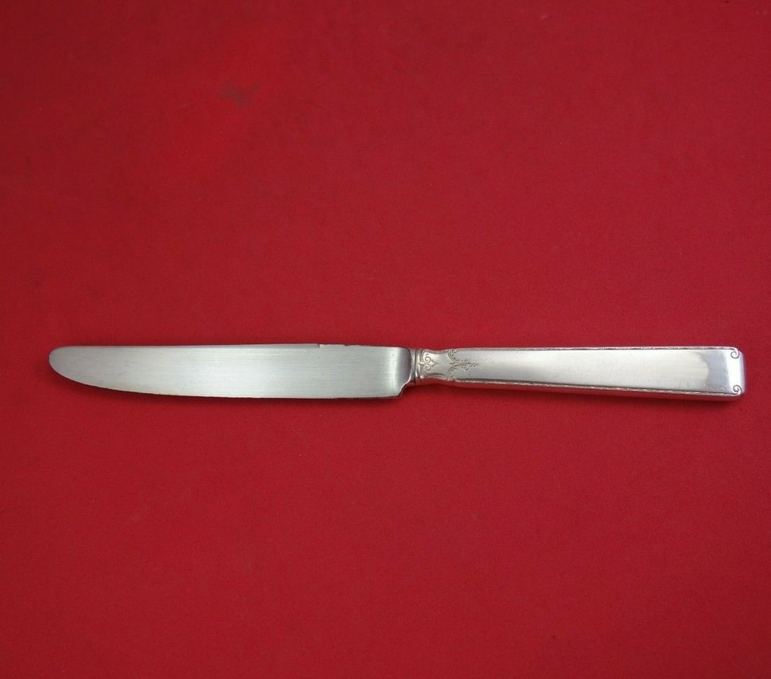 Old Lace by Towle Sterling Silver Knife with French SP Blade 9 1/8 inches: Old Lace by Towle Sterling Silver Regular Knife with French SP Blade 9 1/8" Seller Notes: "Excellent condition" Age: 1900-1940 Brand: Towle Pattern: Old Lace Type: Flatware - Knives Composition: Sterl