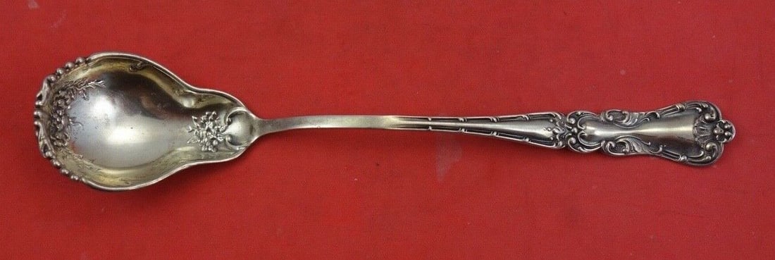 Manchester Sterling Silver Olive Spoon 6 3/8 inches: Pattern Unknown by Manchester Sterling Silver Olive Spoon original 6 3/8" Seller Notes: "Excellent" Maker: Manchester Composition: Sterling Silver Age: Unknown Brand: Manchester Type: Serving Spoon Pa