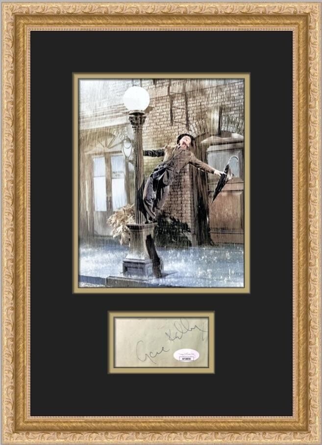 Gene Kelly Signed Photo With Custom Frame 19 X 13 Auction