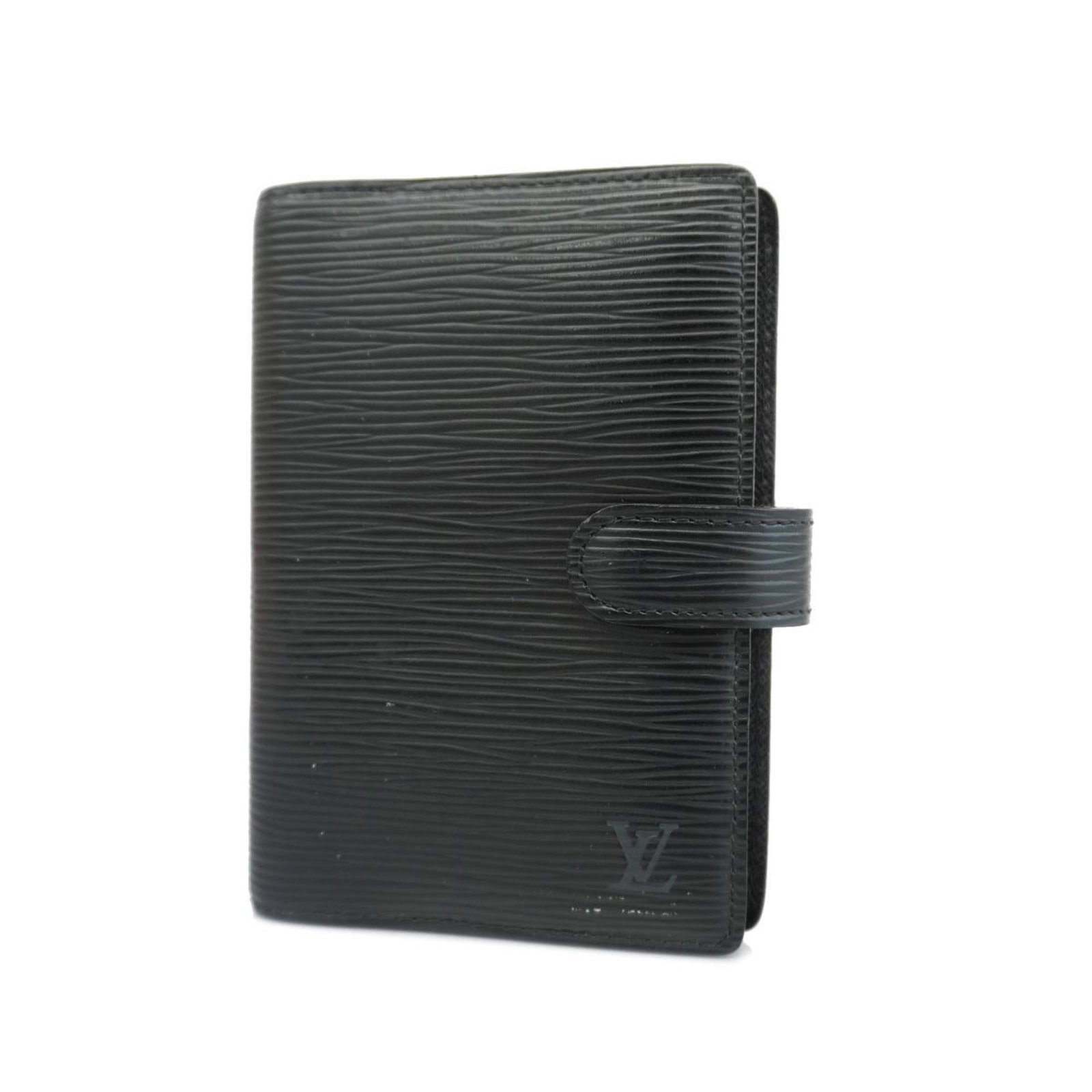 Louis Vuitton Epi Agenda PM Notebook Cover Noir 6-Ring: Louis Vuitton Notebook Cover Epi Agenda PM R20052 Noir Men's Women's Brand: Louis Vuitton Ring Mechanism Type: 6 holes Gender: Men Women Color: Noir Size (HxWxD): 14.5cm x 10cm x 2cm / 5.7 x 3.93 x 0.