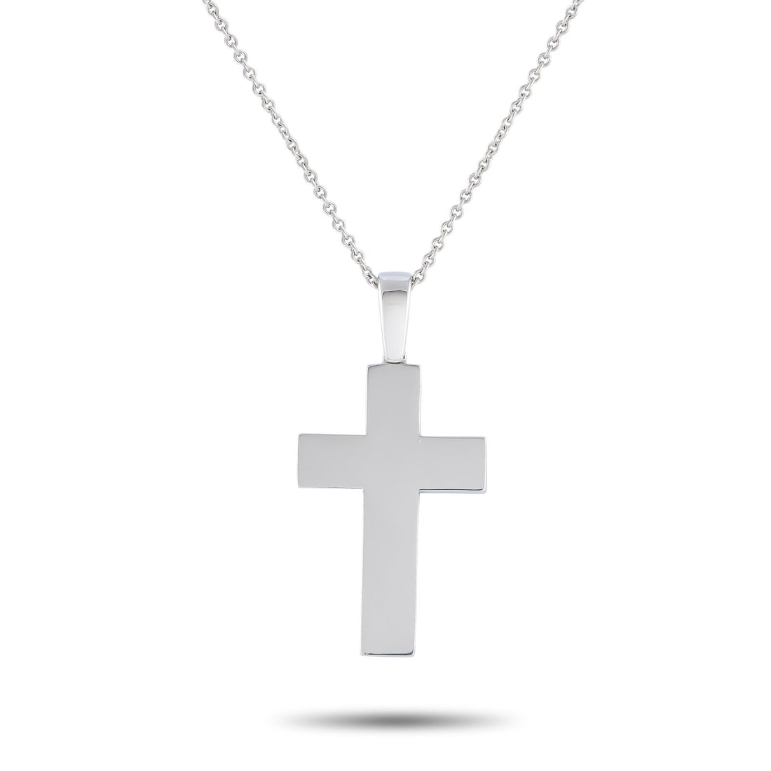 Bucherer 18K White Gold Cross Pendant Necklace BU06-071224: Bucherer 18K White Gold Cross Pendant Necklace BU06-071224 Metal: 18K White Gold Metal Purity: 750 Style: Chain Base Metal: 18K White Gold Closure: Lobster Seller Warranty: Yes Pre-Owned The Bidhaus G
