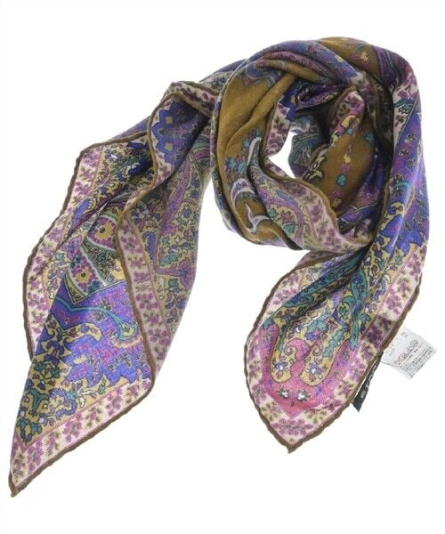 ETRO Stole BrownishxPurplexBlue etc.(Paisley): ETRO Stole BrownishxPurplexBlue etc.(Paisley) Color: BrownishxPurplexBlue etc.(Paisley) Type: Stall None The BIDHAUS Guarantee: All items in this auction are guaranteed to be 100% authentic. At Your S