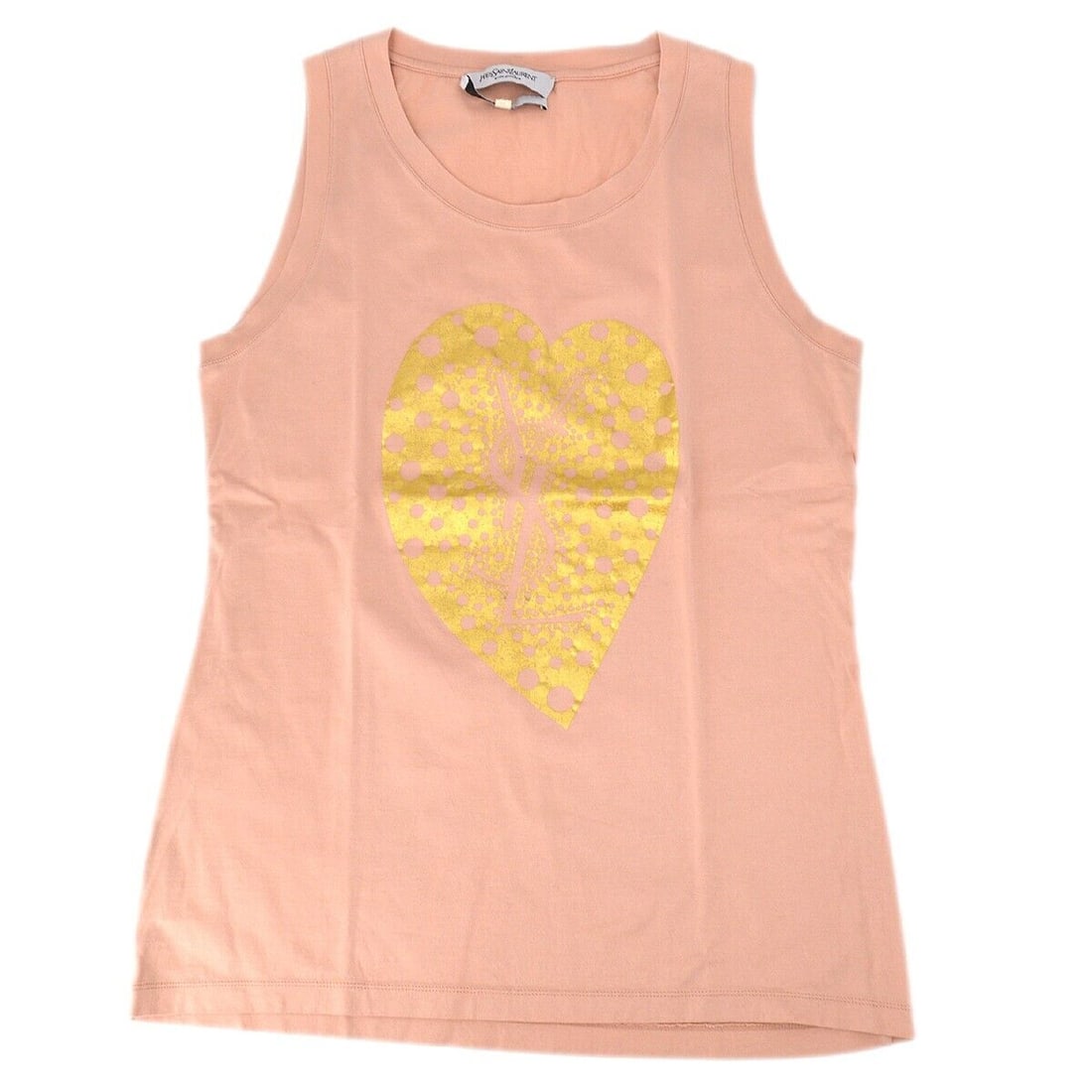 Yves Saint Laurent 137062X3122 Sleeveless Tops Tank Top Pink Shirt #M: Yves Saint Laurent 137062X3122 Sleeveless Tops Tank Top Pink Shirt #M Sleeve Length: Sleeveless Neckline: Boat Neck Occasion: Casual Size: M Color: Pink Material: 100% Cotton Vintage: Yes Fit: Regular