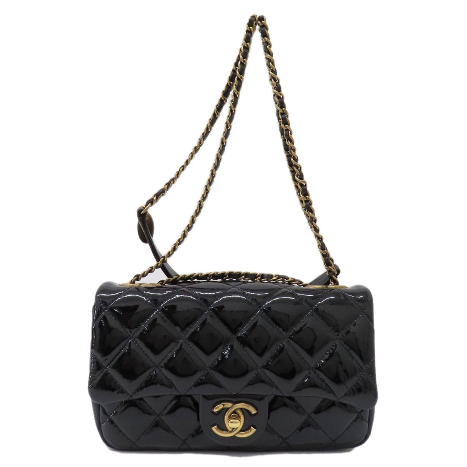 Chanel Timeless: Chanel Timeless Brand: Chanel Model: Timeless Color: Black Material: Leather Dimensions: 13cm x 22cm x 5cm Comments: The Chanel Coco Mark shoulder bag for women embodies the timeless elegance and craf