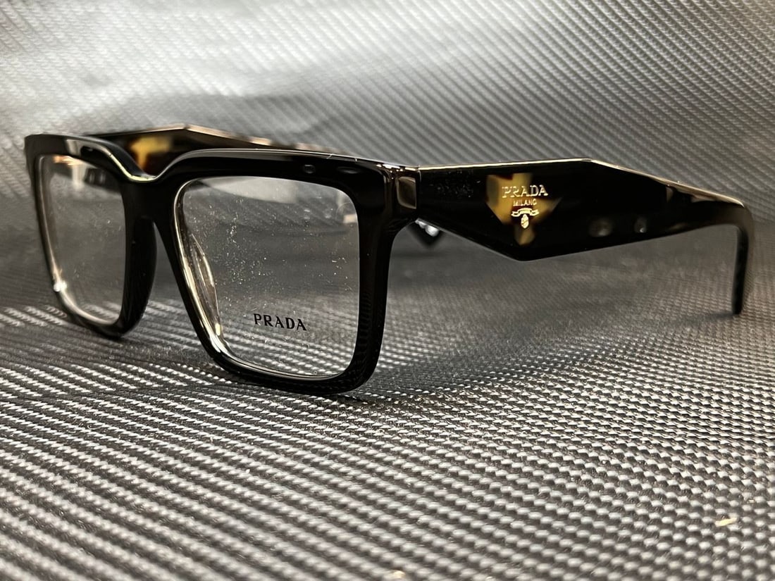 PRADA PR 10YV 1AB1O1 Black Pillow 52 mm Womens Eyeglasses: PRADA PR 10YV 1AB1O1 Black Pillow 52 mm Womens Eyeglasses Frame Color: Black Type: Eyeglasses New The BIDHAUS Guarantee: All items in this auction are guaranteed to be 100% authentic. At Your Service: