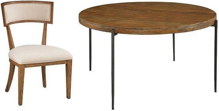 Bedford Park Round Dining Room Set: Bedford Park Round Dining Room Set The Bedford Park Collection by Hekman is a relaxed transitional style of home furnishings. Design features include solid mango case construction accented with hand-f