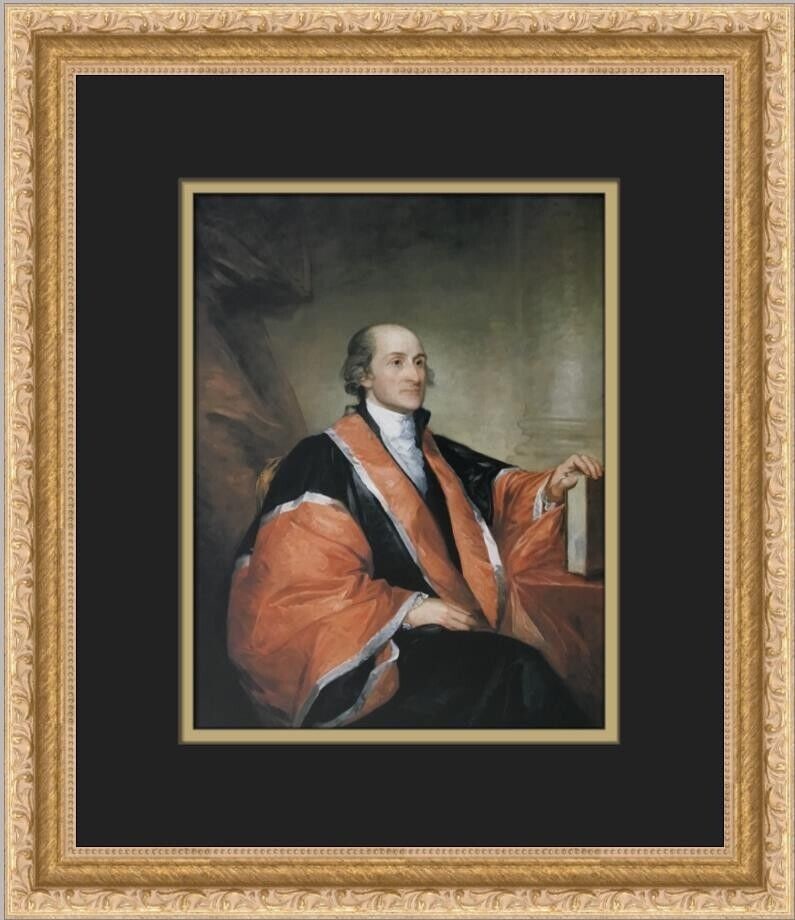 Gilbert Stuart A Portrait of John Jay Custom Framed Print 15x13: Gilbert Stuart A Portrait of John Jay Custom Framed Print 15x13 This custom framed print showcases Gilbert Stuart's "A Portrait of John Jay," a beautiful representation of Expressionism, Impressionism