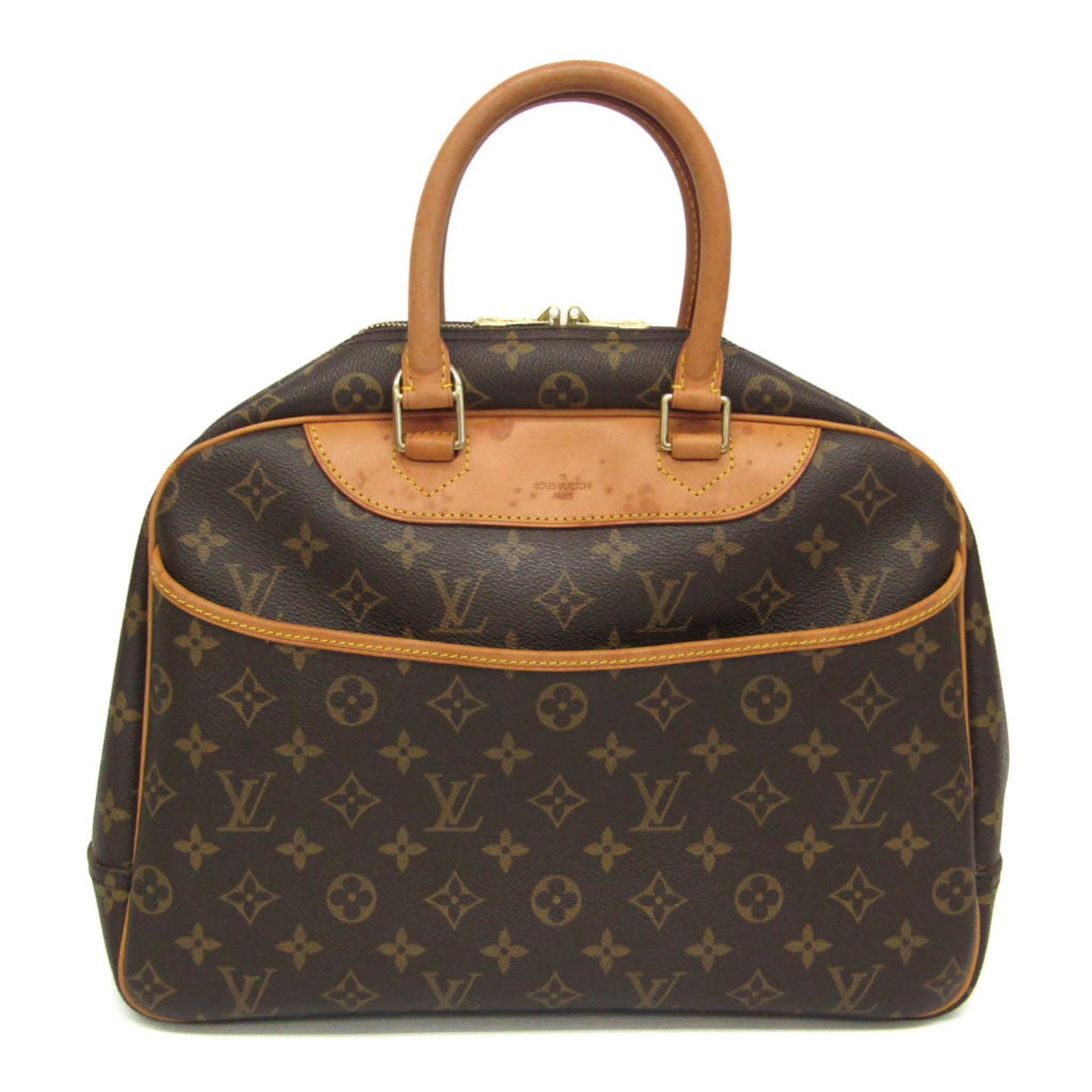Louis Vuitton Monogram Deauville M47270 Women's Handbag Monogram: Louis Vuitton Monogram Deauville M47270 Women's Handbag Monogram Brand: Louis Vuitton Line: Monogram Name: Deauville Model: M47270 Country of Origin: France Type: Handbag Material: Monogram Monogram: 
