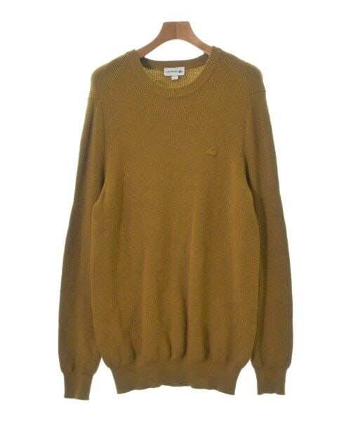 LACOSTE Knitwear/Sweater Camel L: LACOSTE Knitwear/Sweater Camel L Style: Pullover Color: Camel "Size (Men's): L" Size Type: Regular Type: Knit sweater None The BIDHAUS Guarantee: All items in this auction are guaranteed to be 100% au