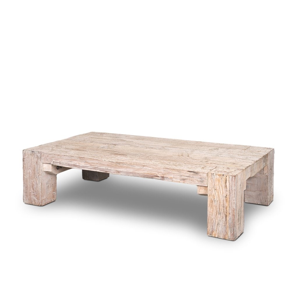 McArthur Coffee Table In Wood: McArthur Coffee Table In Wood The McArthur Coffee Table is a substantial design that features a rectangular tabletop supported by four square legs. Crafted from 100% reclaimed acacia wood and uniquely
