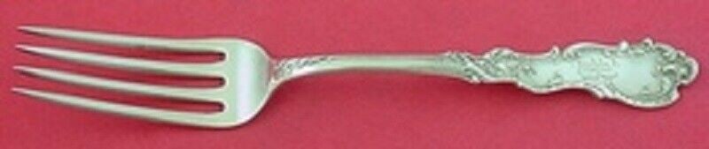 Baronial Sterling Silver Dinner Fork by Frank Smith 8in: Baronial Sterling Silver Dinner Fork by Frank Smith 8in This exquisite Baronial dinner fork by Frank Smith, measuring 8 inches, is crafted from high-quality sterling silver. It features a classic patt