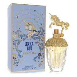 Anna Sui Fantasia Eau De Toilette Spray 2.5 oz: Anna Sui Fantasia Eau De Toilette Spray 2.5 oz Anna Sui Fantasia Perfume by Anna Sui is offered in a 2.5 oz Eau De Toilette Spray. This fragrance embodies the essence of whimsy and fantasy, making it