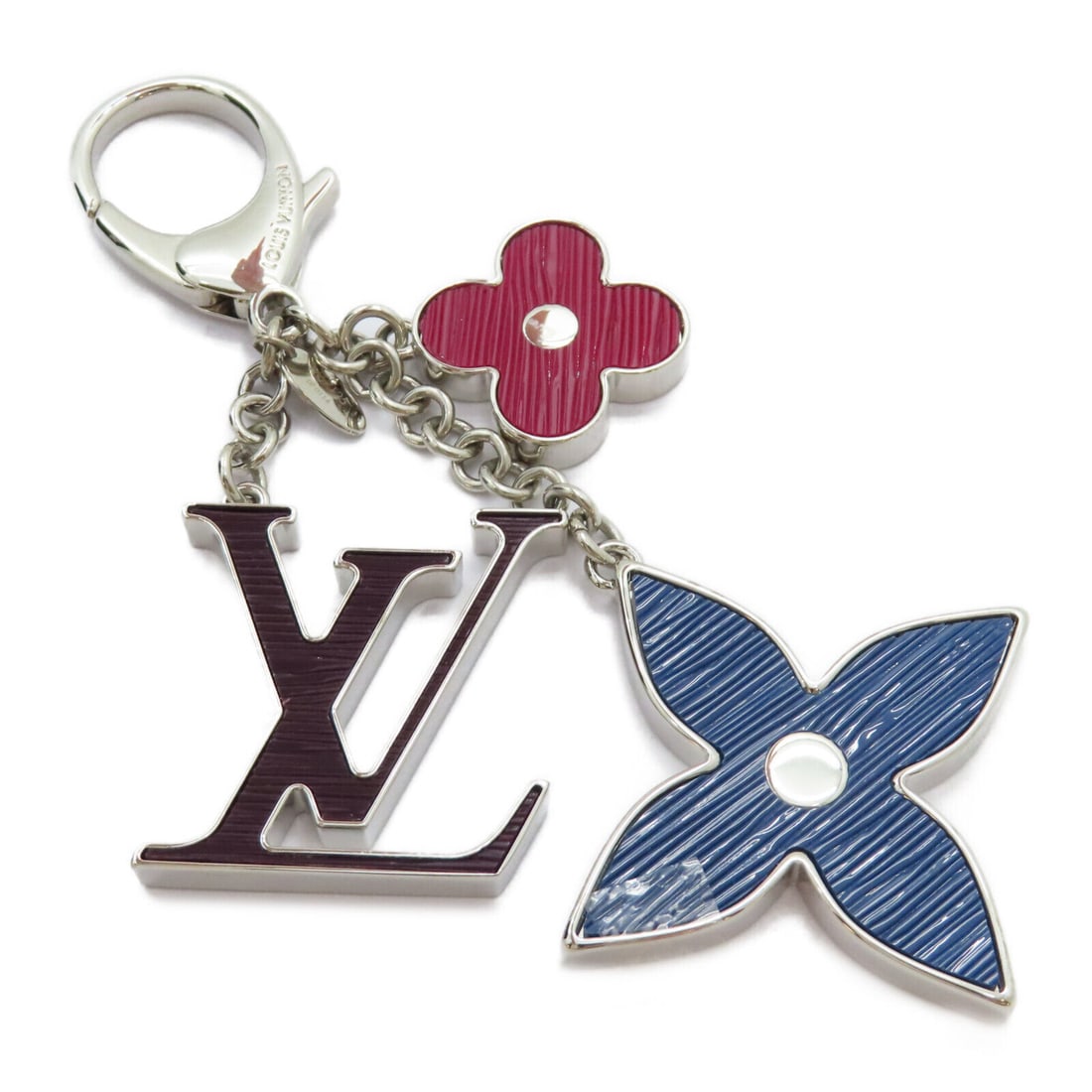 LOUIS VUITTON LV Bijoux Sac Fleur De Charm H147992F Blue Red Charm: LOUIS VUITTON LV Bijoux Sac Fleur De Charm H147992F Blue Red Charm The LOUIS VUITTON LV Bijoux Sac Fleur De Charm H147992F is a stylish charm made from premium materials. This charm features a stunnin