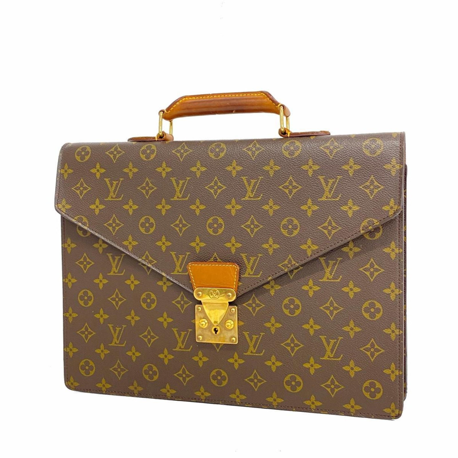 Louis Vuitton Bag Monogram Serviette Conseiller M53331 Brown Men's Women's: Louis Vuitton Bag Monogram Serviette Conseiller M53331 Brown Men's Women's Brand: Louis Vuitton Type: Handbag Color: Brown Gender: Men Women Size (HxWxD): 28cm x 37cm x 8cm / 11.02 x 14.56 x 3.14 Cond