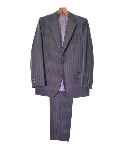 Brioni Gray Pink Stripe Business Suit Size 50: Brioni Gray Pink Stripe Business Suit Size 50 Brioni business suit featuring a gray and pink stripe pattern. Size 50, classified as XL rank with a regular fit. The suit shows reasonable wear and tear.