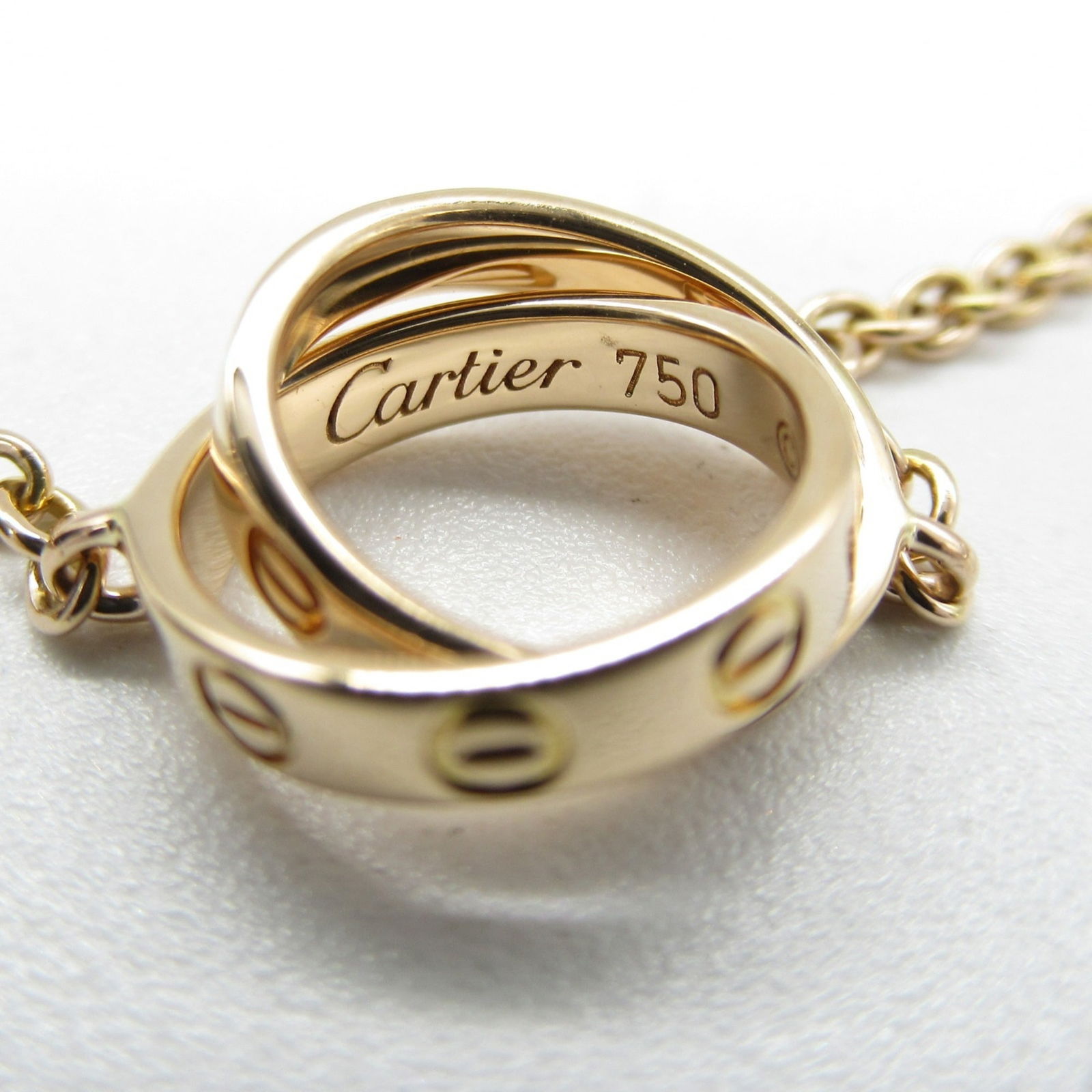 CARTIER Baby Love Bracelet K18PG (pink gold) Ladies Gold: CARTIER Baby Love Bracelet K18PG (pink gold) Ladies Gold Brand: Cartier Type: Charm bracelet Gender: Women Material: Pink gold (18K) Color: Gold Length: 17.5cm / 6.88 Condition: Used (very good) Overa