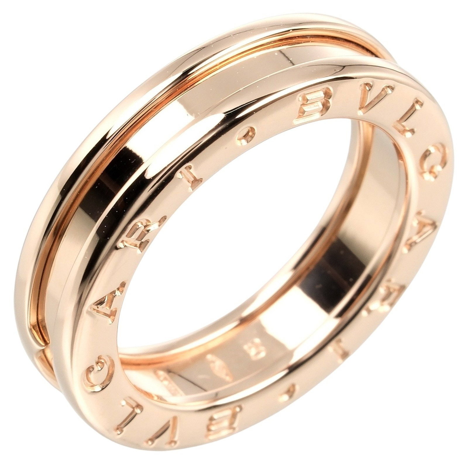BVLGARI B.ZERO1 XS 1 band size 10 ring B.Zero1 K18PG pink gold approx. 6.29g: BVLGARI B.ZERO1 XS 1 band size 10 ring B.Zero1 K18PG pink gold approx. 6.29g Brand: Bvlgari Type: Band ring Gender: Women Color: Pink gold Material: Pink gold (18K) Other Size: 10 Condition: Used (ver